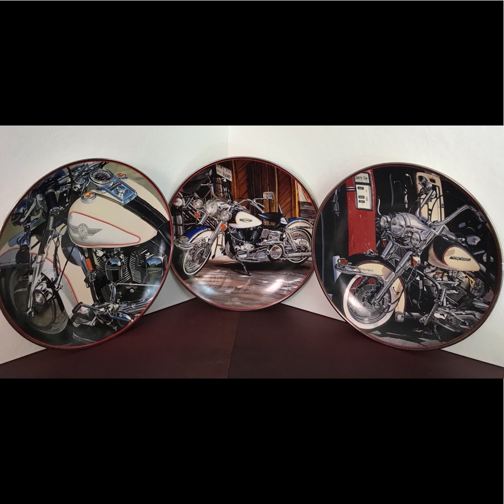 Harley Davidson Franklin Mint Heirloom Plates